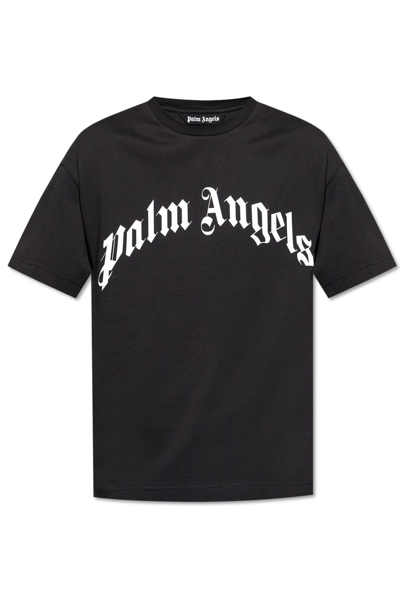 Black T-shirt with logo Palm Angels - Vitkac France